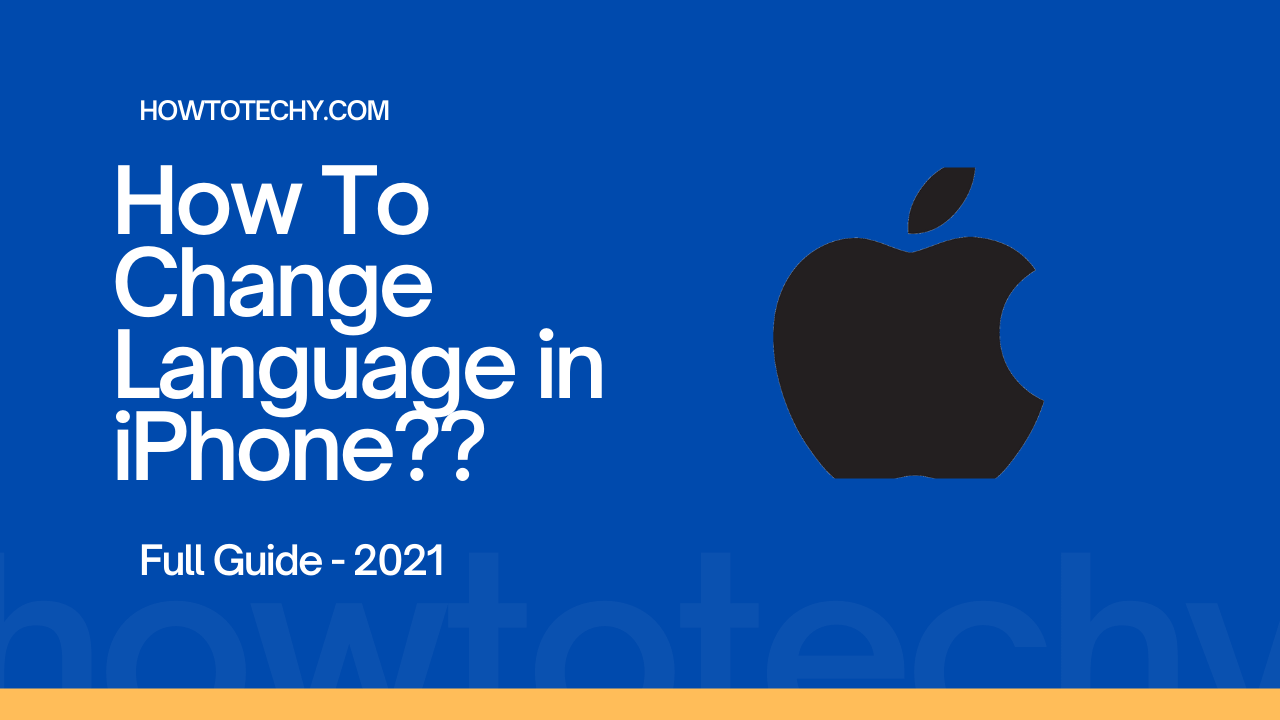 how to change language on phone